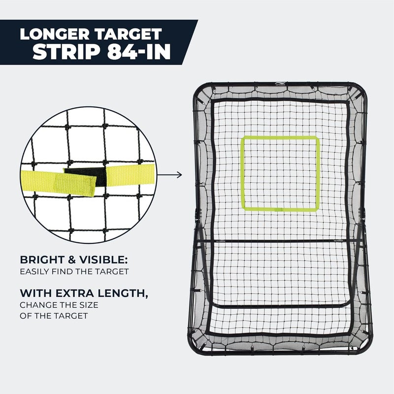 Victorem Lacrosse Replacement Rebounder Net with Cords - Image 3